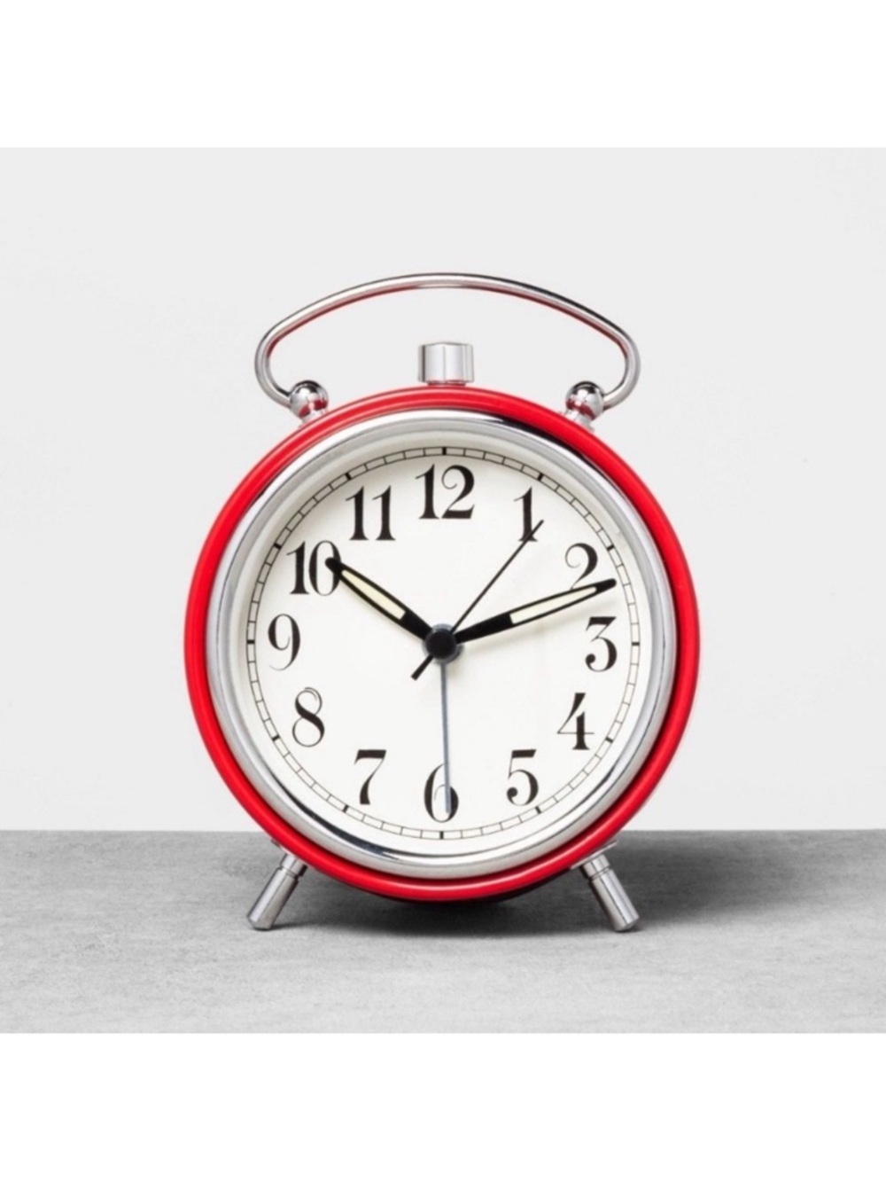 Hearth & Hand With Magnolia Unique Red Alarm Clock NWT